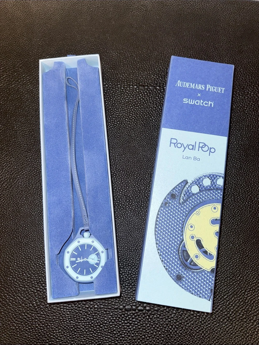 Audemars Piguet Royal Pop Lan Ba Blue Watch with Blue Strap